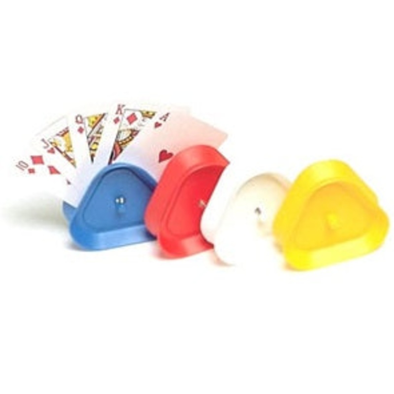 Assorted Colored Card Holders, 4/pk