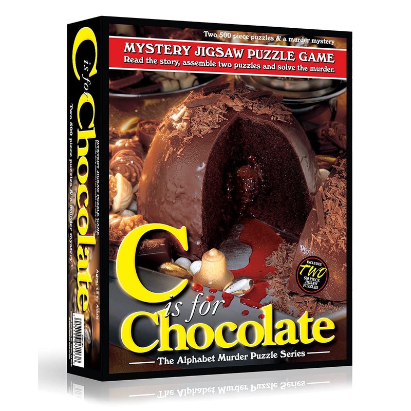C is for Chocolate - Mystery Jigsaw Puzzle  Two, 500 piece puzzles