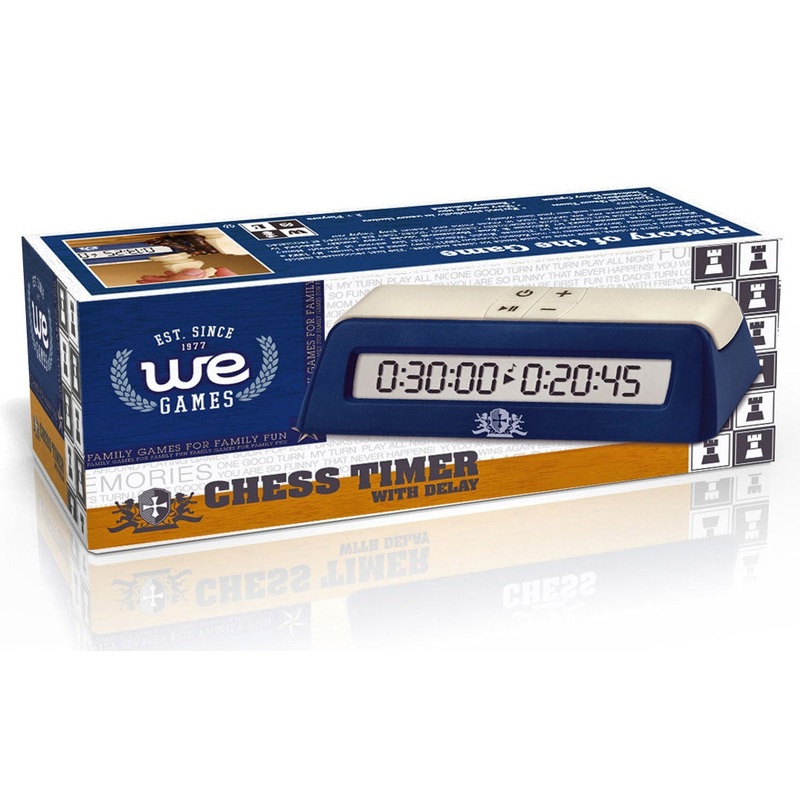 Universal Digital Chess Clock/Game Timer with delay