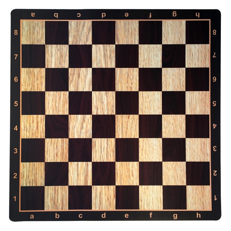 Wenge with Rosewood & Light Wood Mousepad Chessboard