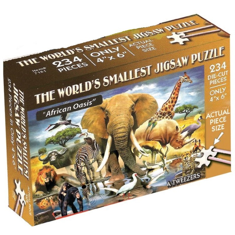 World's Smallest Puzzle African Oasis 234pc