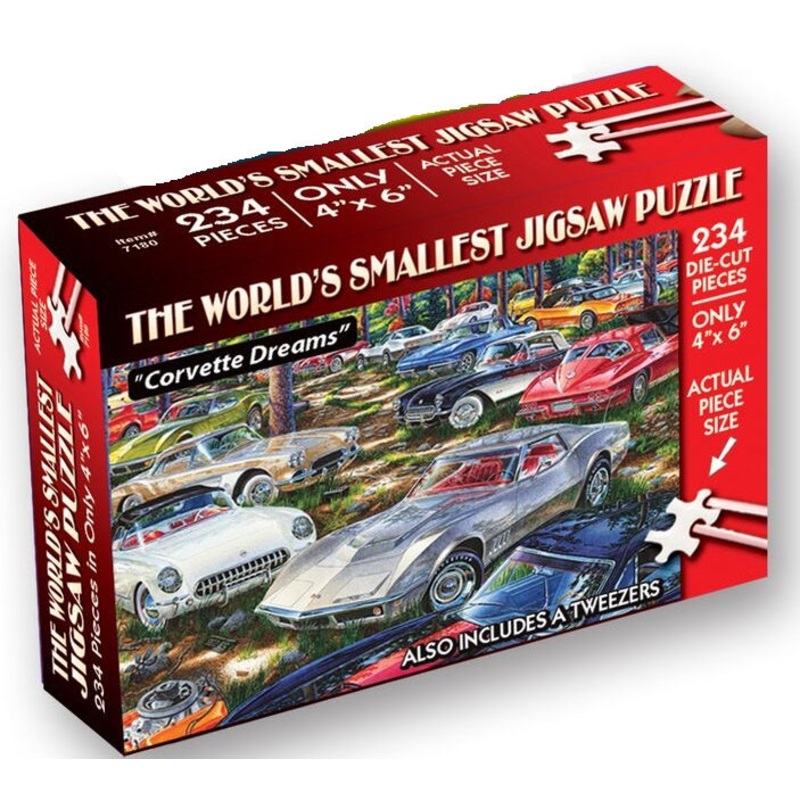World's Smallest Puzzle Corvette Dreams 234pc