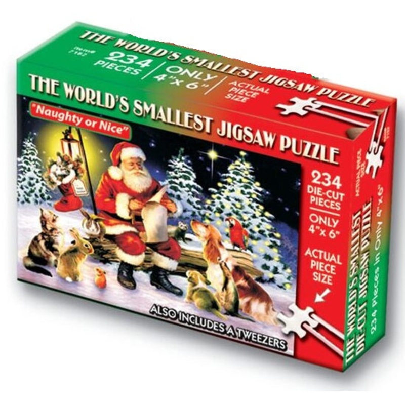 World's Smallest Puzzle Naughty or Nice 234pc