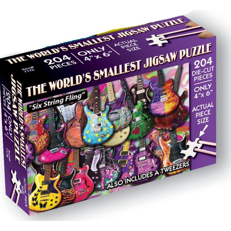 World's Smallest Puzzle Six String Fling 234pc