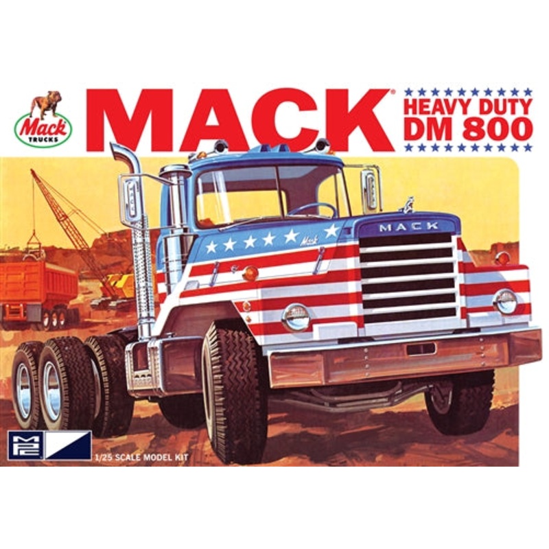 1/25 Mack DM800 Semi Tractor Model Kit