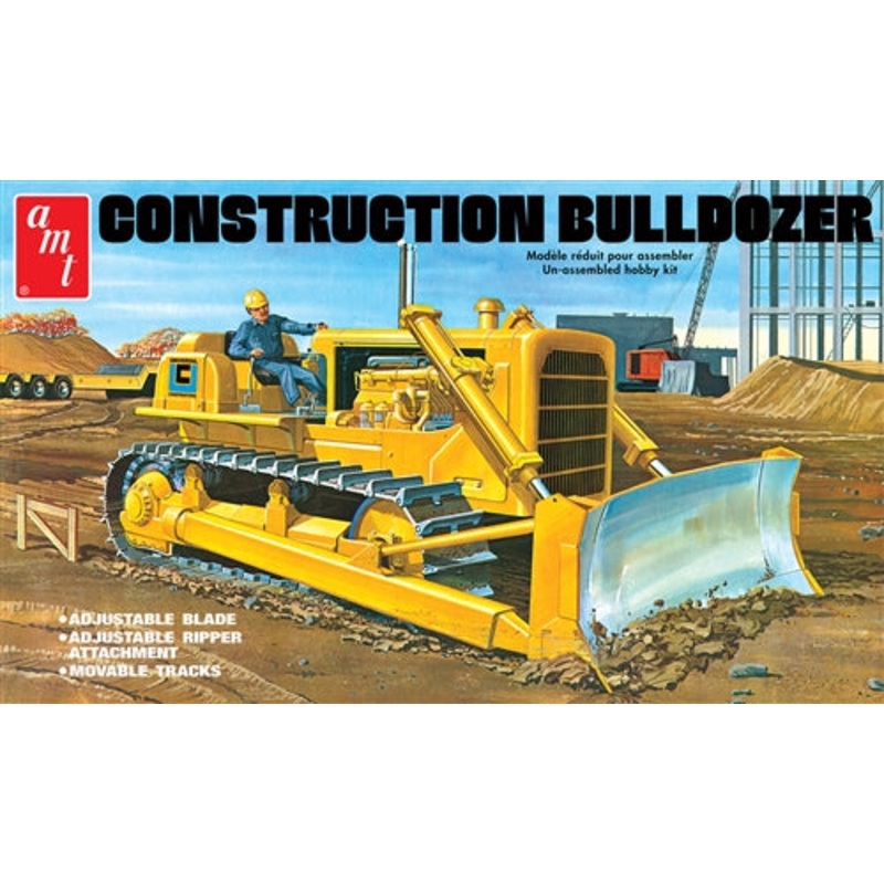 1/25 Scale Construction Bulldozer Plastic Model Kit
