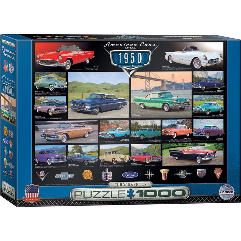 American Cars 1950S 1000pc Puzzle