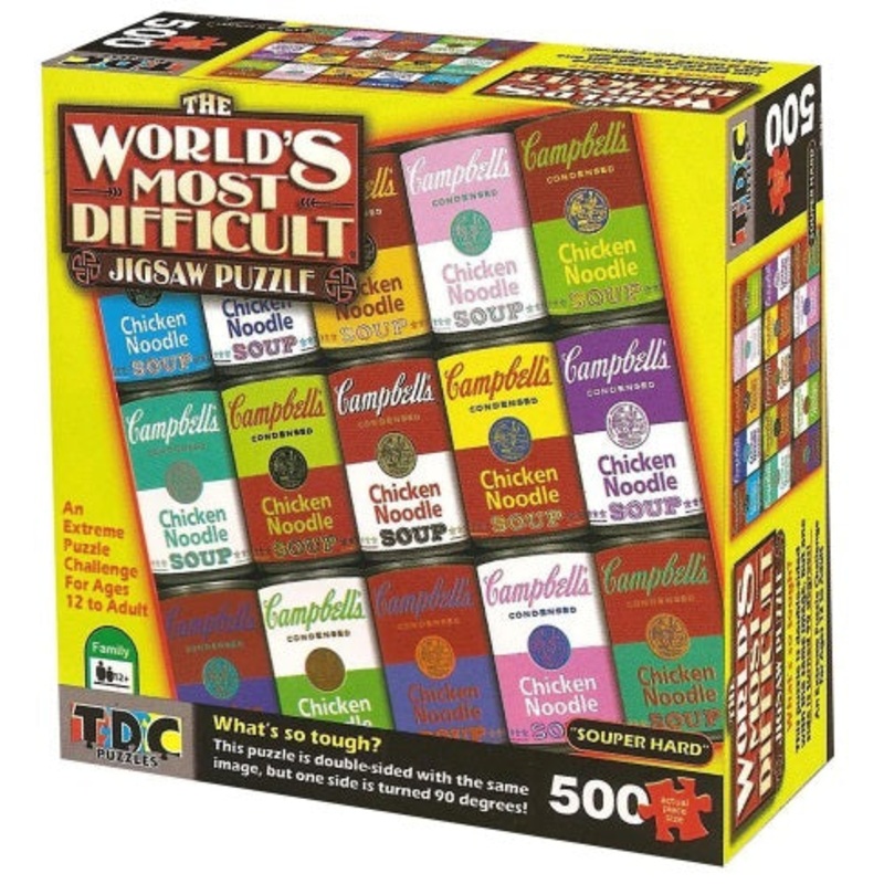 Campbell's Souper 500pc Hard Puzzle