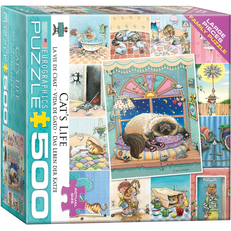Cat's Life by Patterson 500pc Puzzle