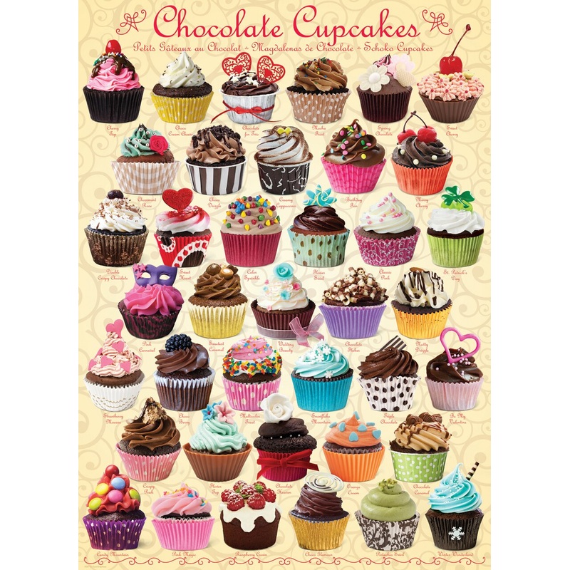 Chocolate Cupcakes 1000pc Puzzle