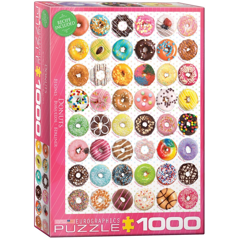Donuts Tops Sweet Collection 1000pc Puzzle