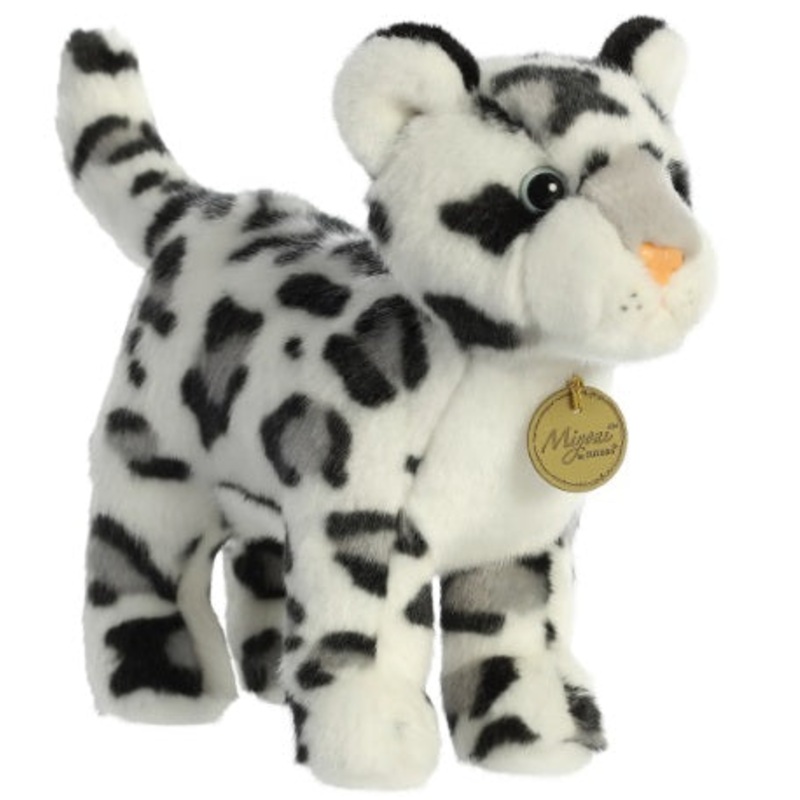 Miyoni - 10" Snow Leopard Plush