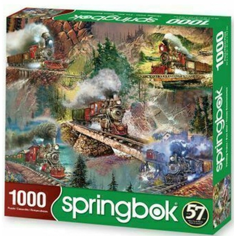 Thrilling Trains 1000pc Puzzle
