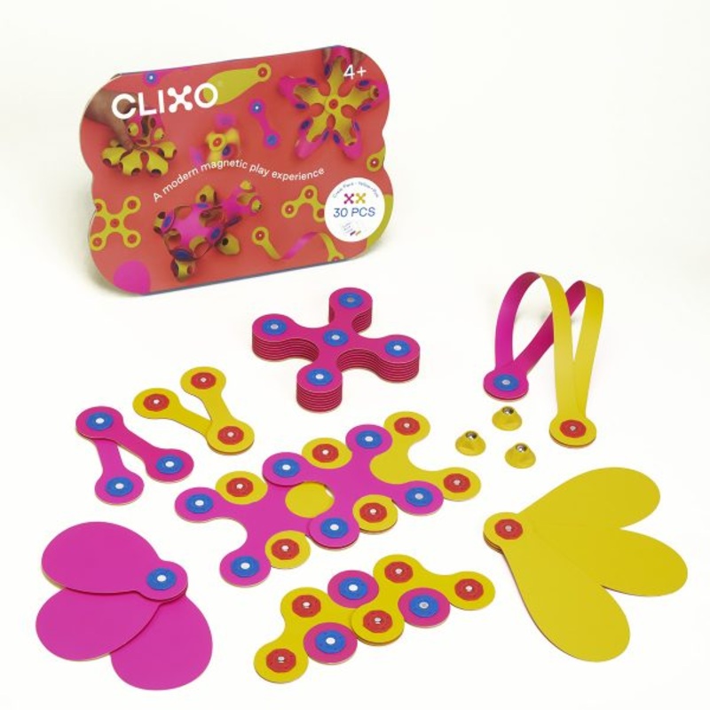 Clixo Crew Pack Yellow/Pink 30pc