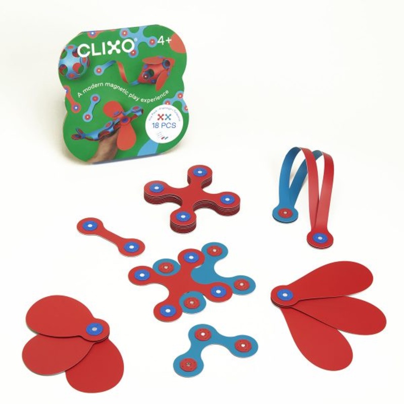 Clixo Itsy Pack Flamingo/Turquoise 18pc