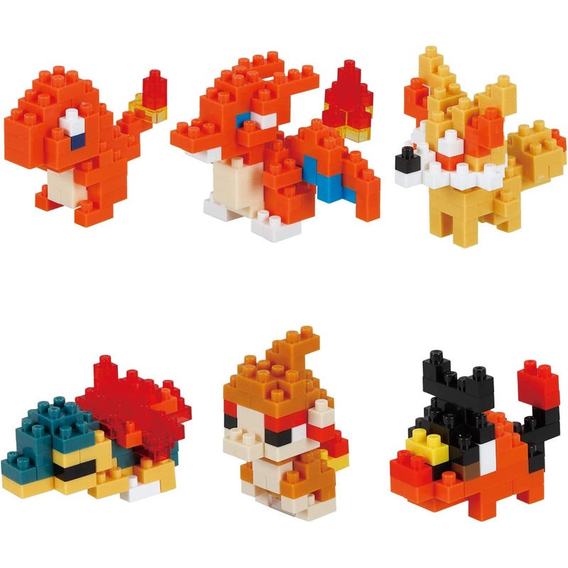 Pokemon Fire Set Nanoblocks