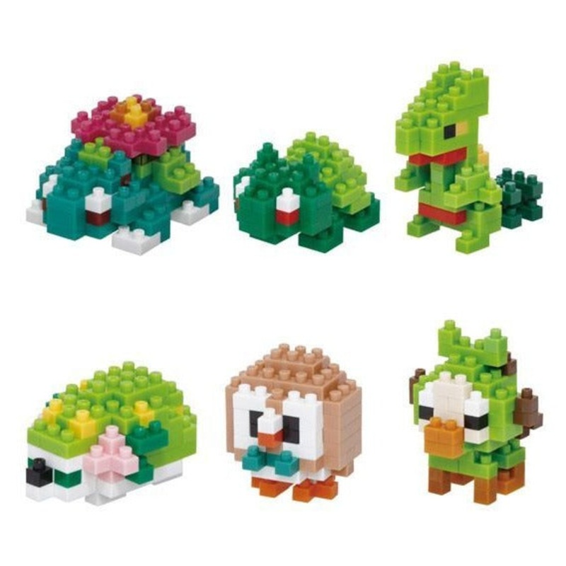 Pokemon Grass Set Nanoblocks