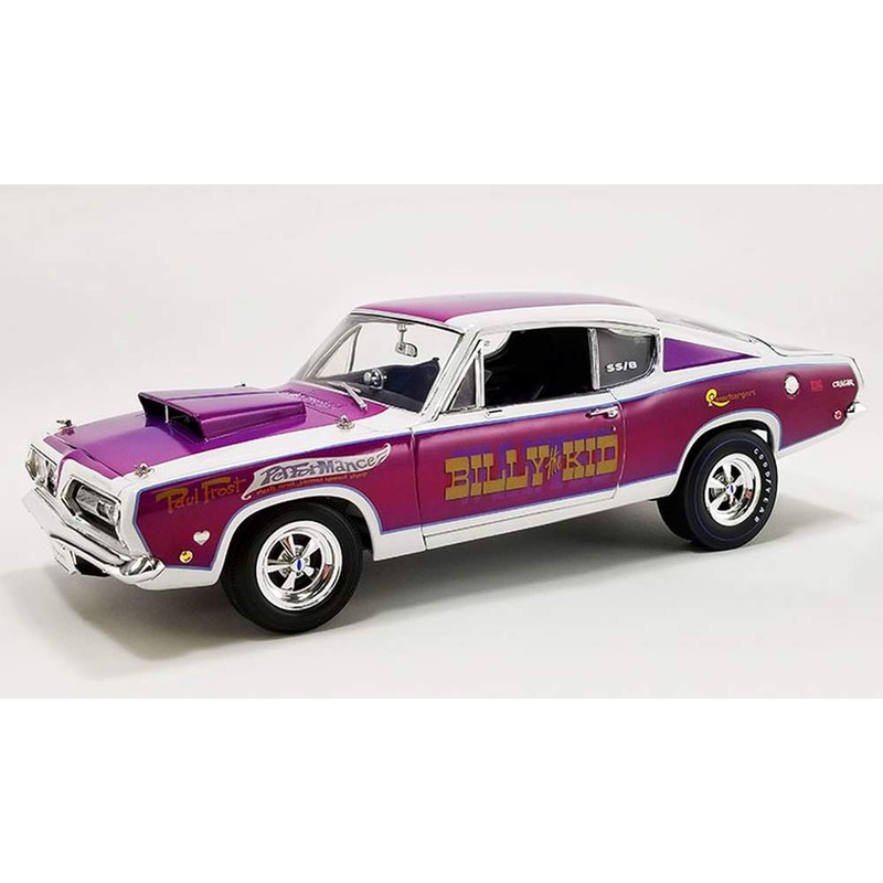 1/18 1968 Plymouth Barracuda Super Stock Billy the Kid