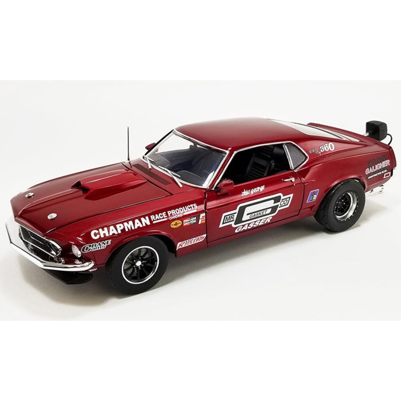 1/18 1969 Ford Mustang Boss 429, Mr Gasket, Drag Outlaws