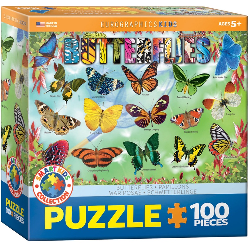 Butterflies 100pc Puzzle