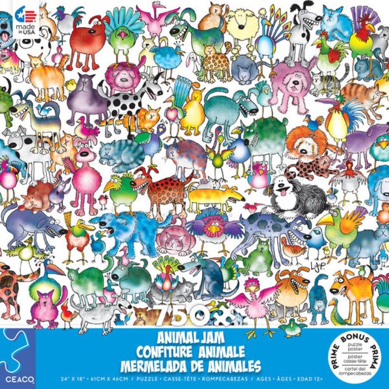 Cats & Dogs 750pc Puzzle