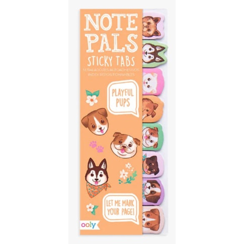 Note Pals Sticky Tabs - Playful Pups