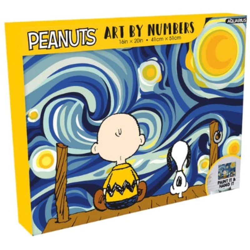 Peanuts Starry Night Paint By Number