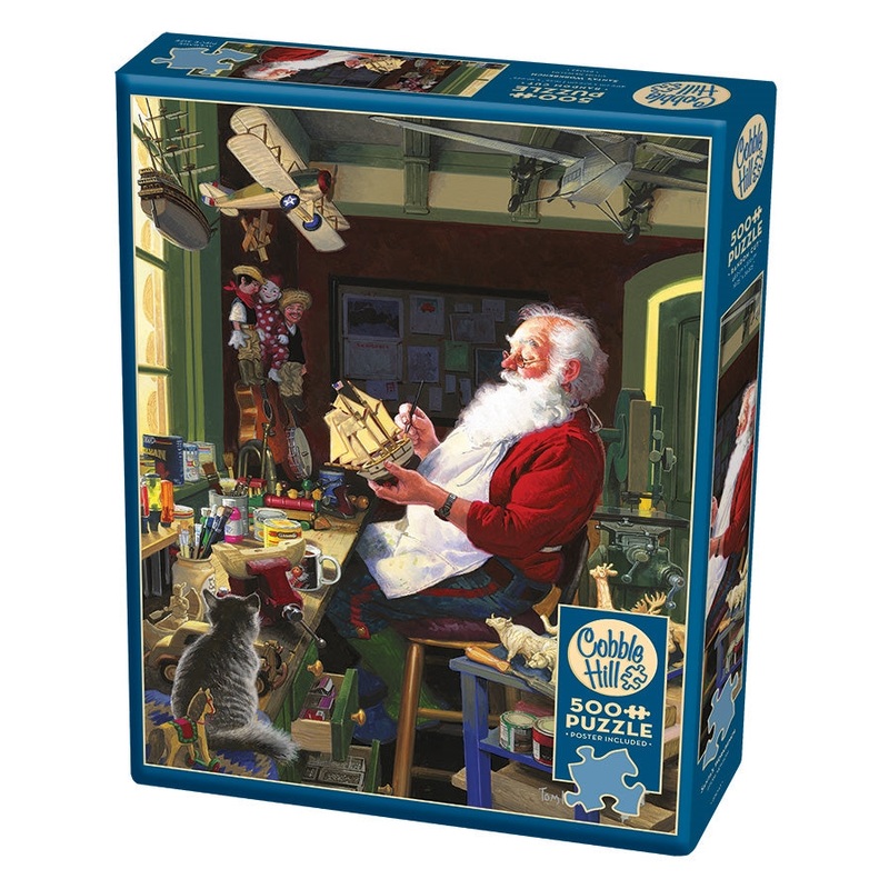 Santa's Workbench 500pc Puzzle