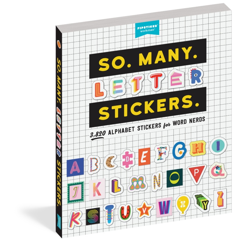 So. Many. Letter. Stickers Book