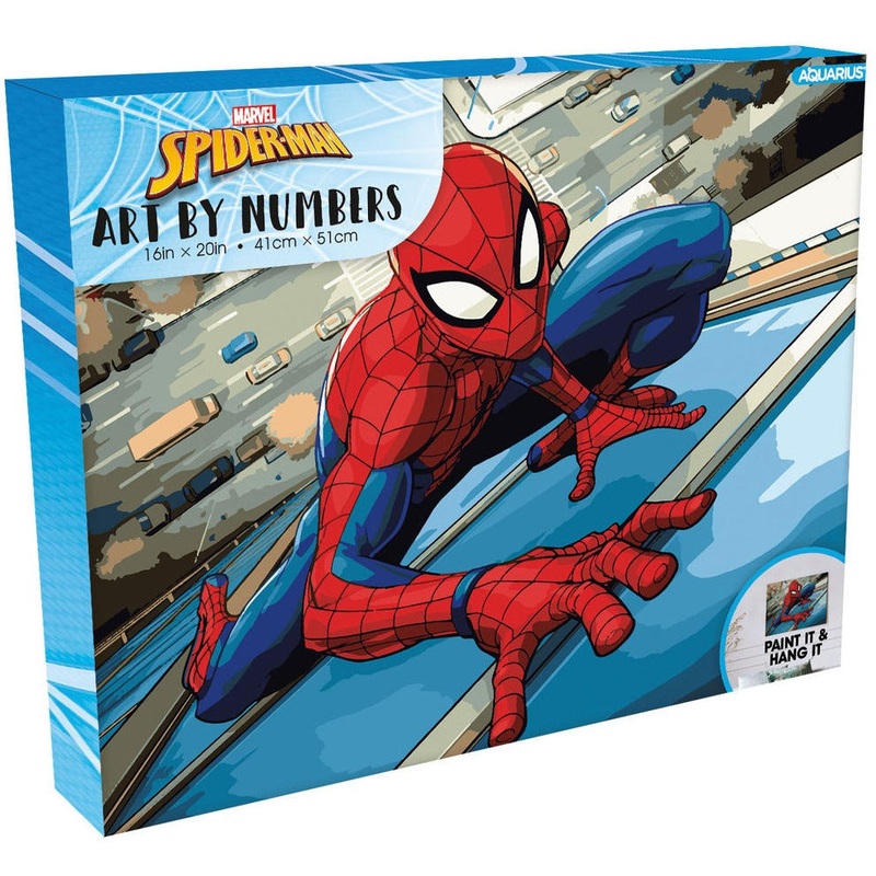 Spiderman Web Crawler Paint By Number