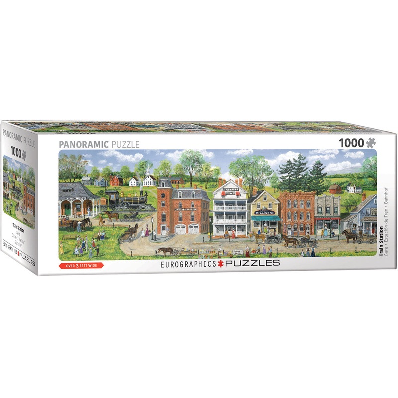 Train Station Panorama 1000pc Puzzle