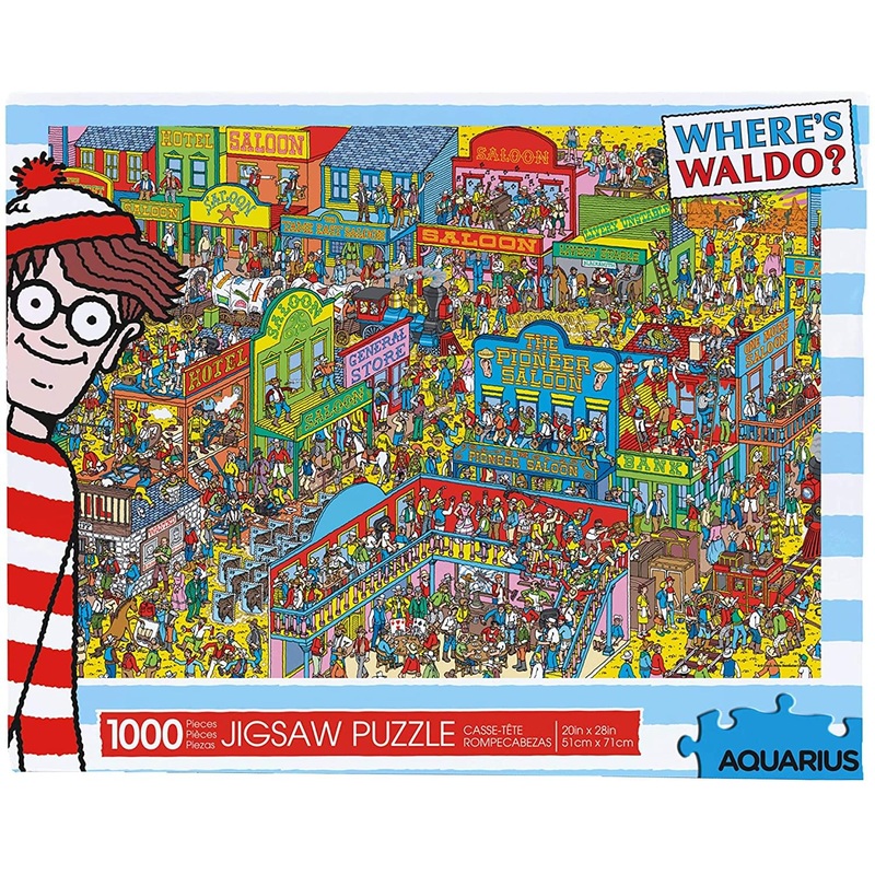 Where's Waldo Wild West 1000pc Puzzle