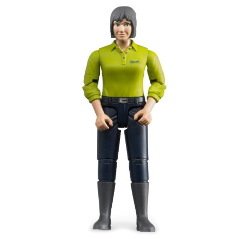 Woman, Light Skin, Dark Blue Jeans