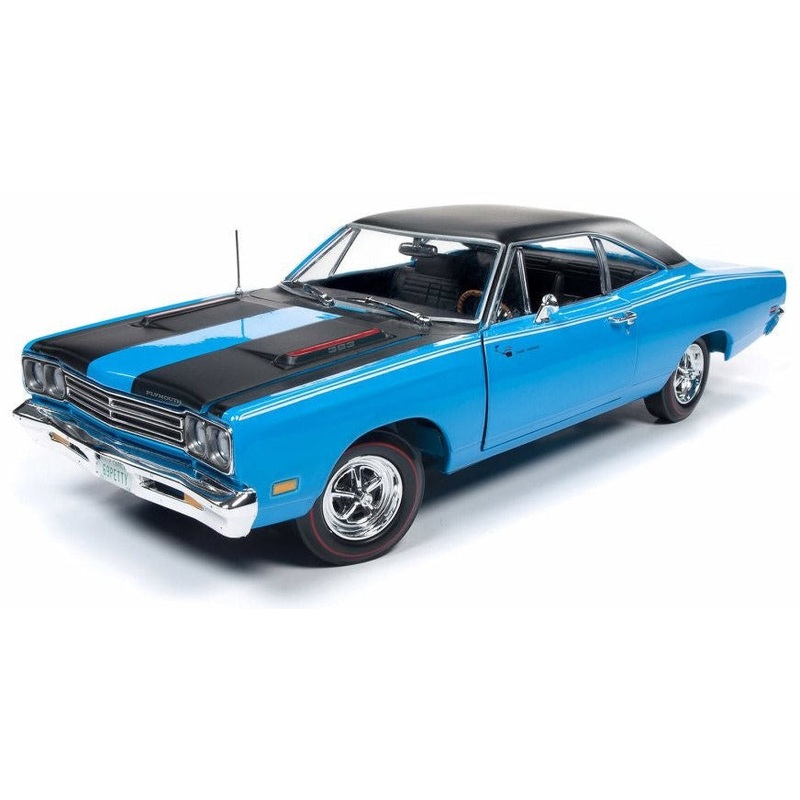 1/18 1969 Plymouth Road Runner Hardtop Corporate Blue