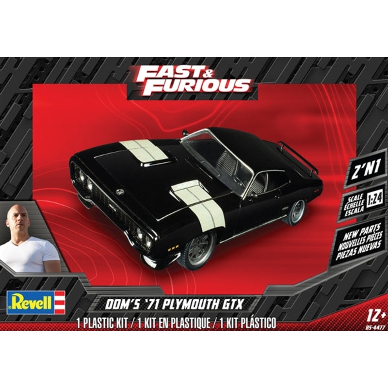 1/24 Fast & Furious 1971 Plymouth GTX