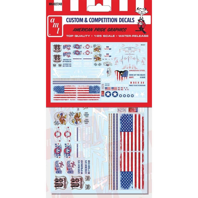 1/25 American Pride Graphics Custom Decals