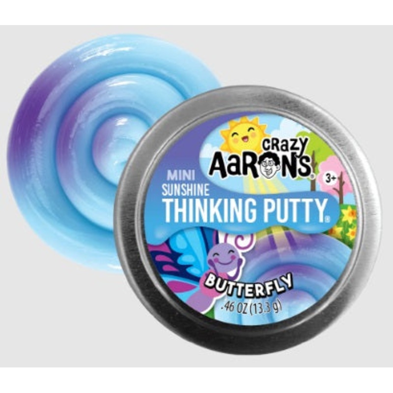 2" Butterfly Mini Sunshine Thinking Putty