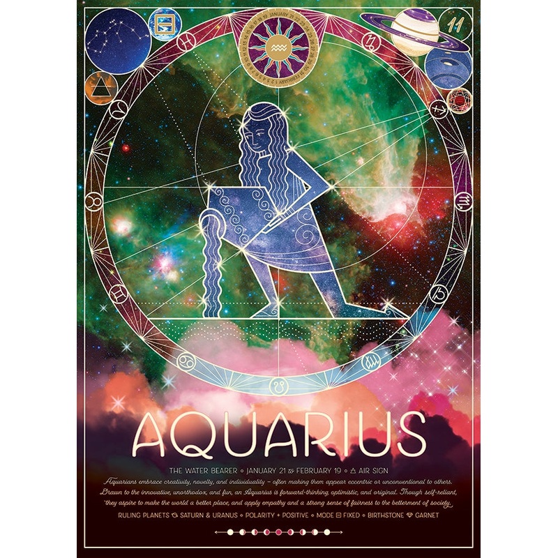 Aquarius Zodiac 500pc Puzzle