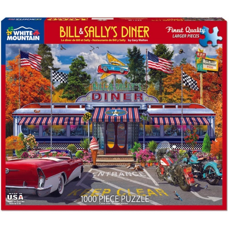 Bill & Sally's Diner 1000pc Puzzle