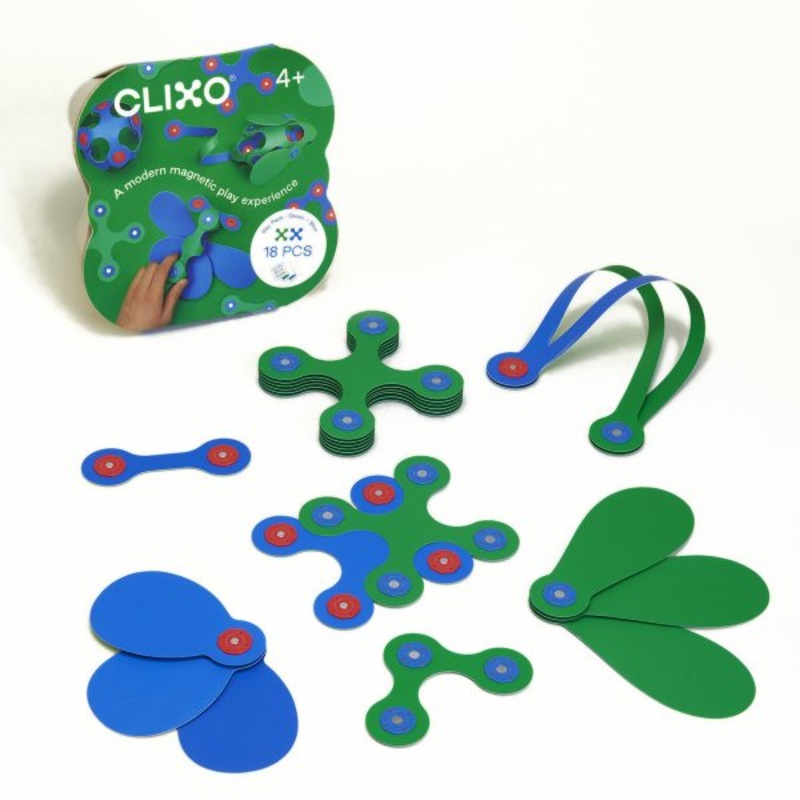 Clixo Green/Blue Itsy Pack 18pc