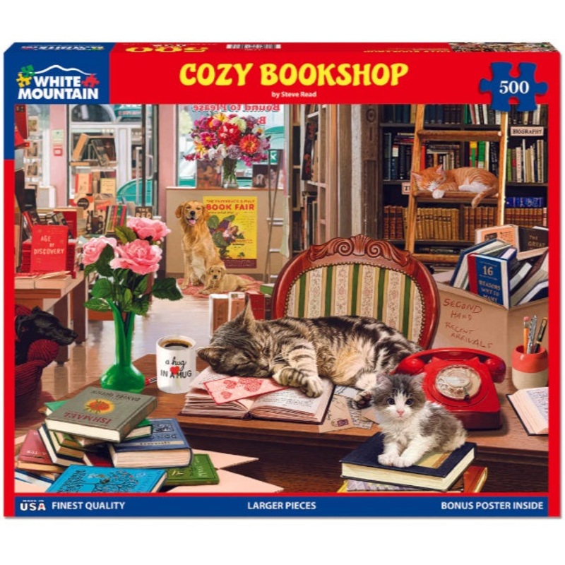 Cozy Bookshop 500pc Puzzle