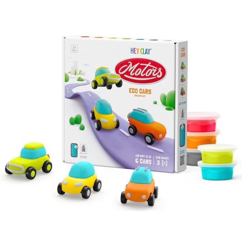 Hey Clay Eco Cars Air-Dry Clay