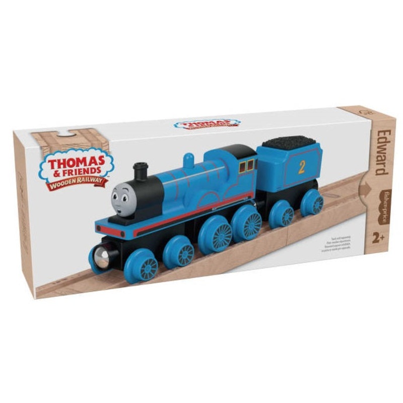 Thomas & Friends Wooden Railway Edward Engine And Coal Car