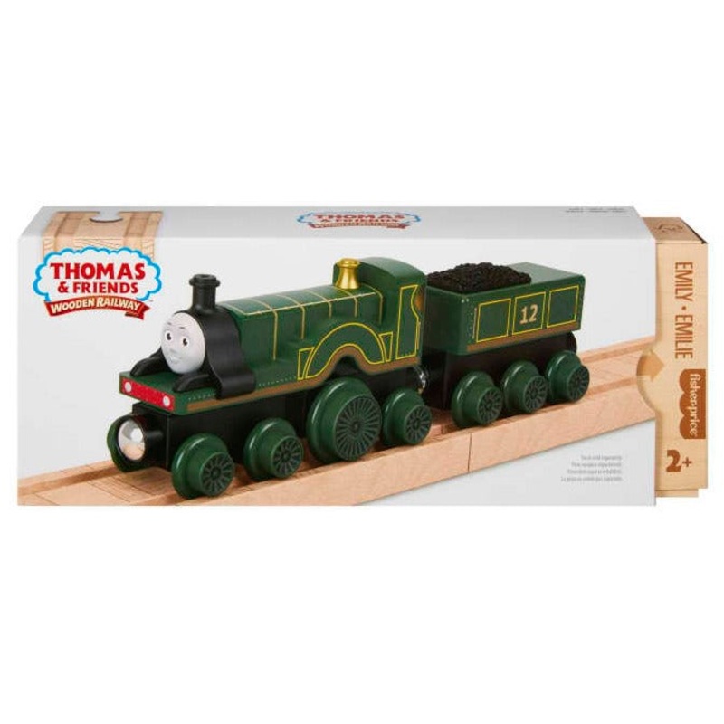 Thomas & Friends Wooden Railway Emily Engine And Coal Car