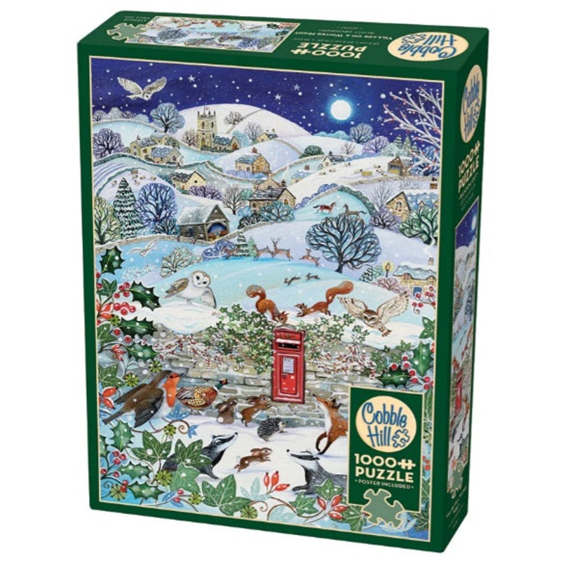 Village on a Winter Night 1000pc Puzzle