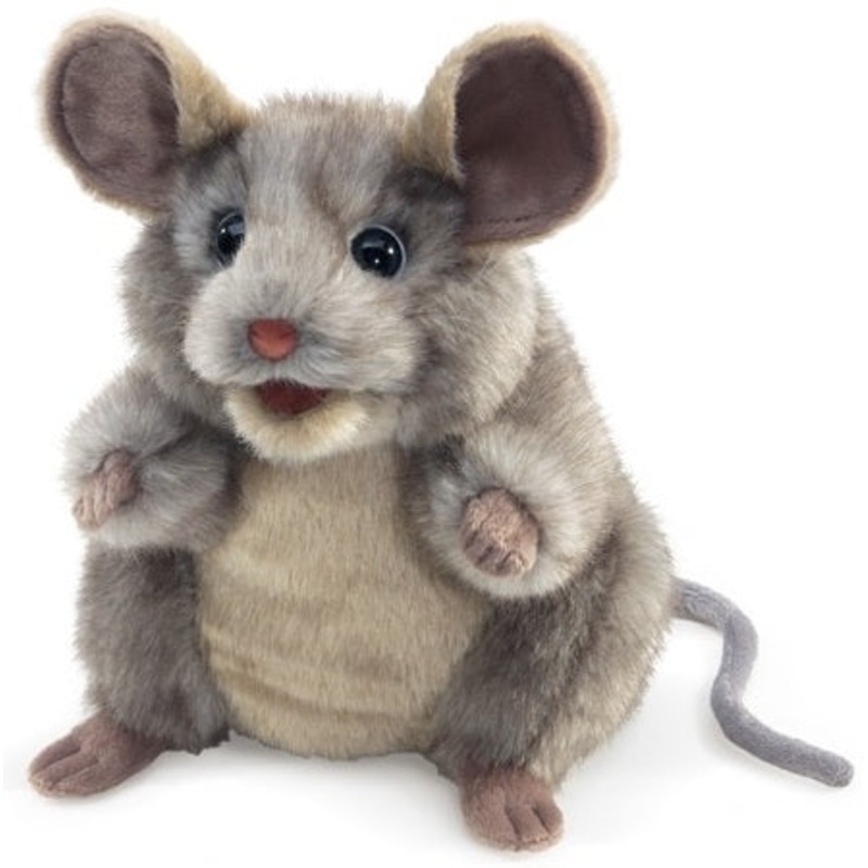 Gray Mouse Hand Puppet