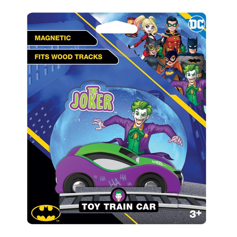 Joker Car Wooden Train