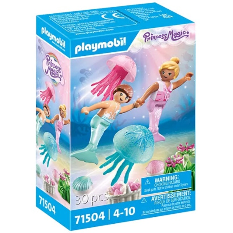 Princess Magic Mermaid Children with Jellyfish