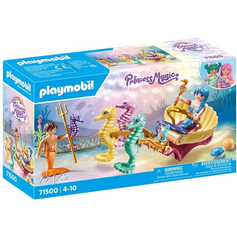 Princess Magic Mermaid Seahorse Carriage