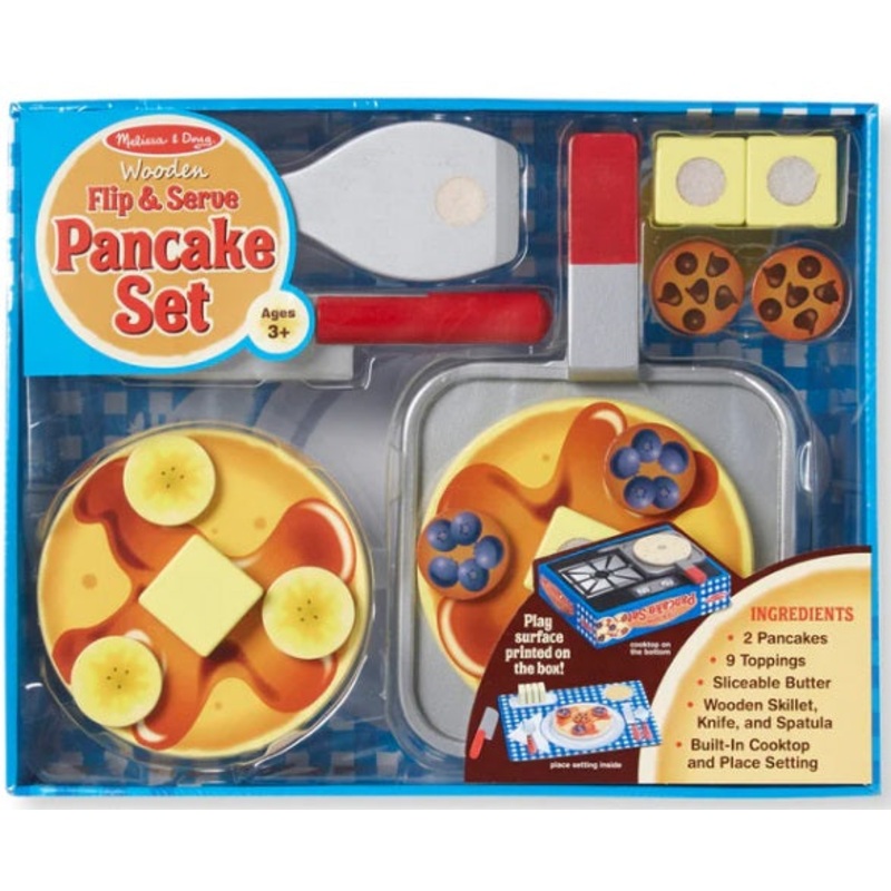 Wooden Flip & Serve Pancakes
